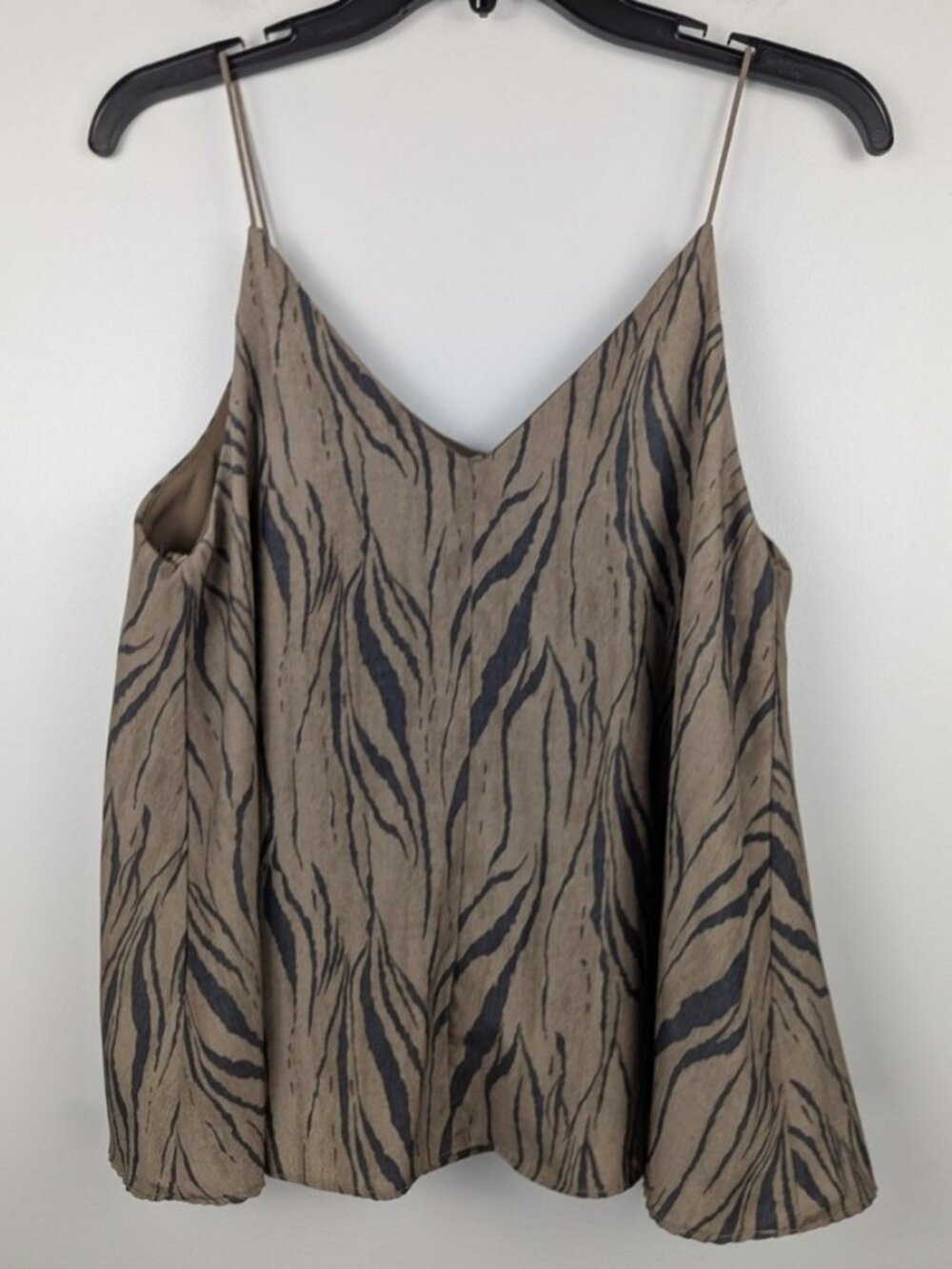 Top Brown Tiger Loose Fit‎ M Lined Spaghetti - Picture 2 of 2